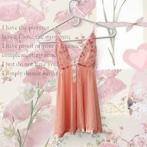 Elegant Pink Lace Nightgown